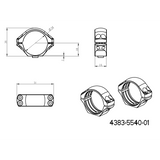 34mm Montageringe für Zielfernrohre | einteilige Picatinny-Basis mit Hebeln 