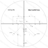 Vector Optics Veyron 6-24x44 IR Erste Brennebene Beleuchtetes Zielfernrohr 