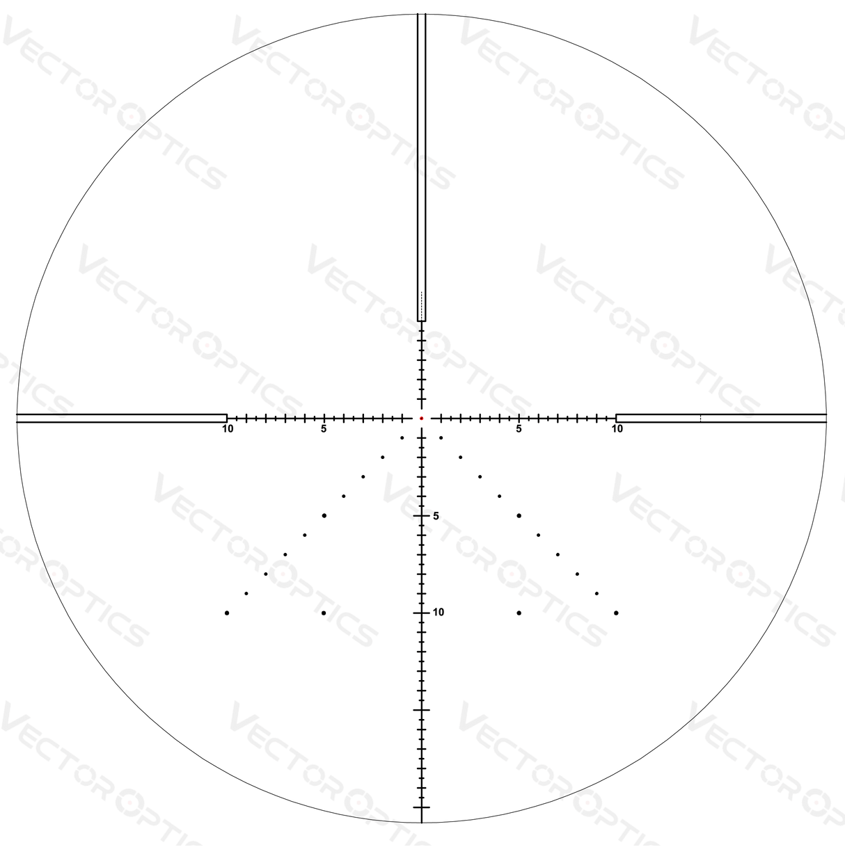 Vector Optics Veyron 4-16x44 IR Erste Brennebene Beleuchtetes Zielfernrohr 